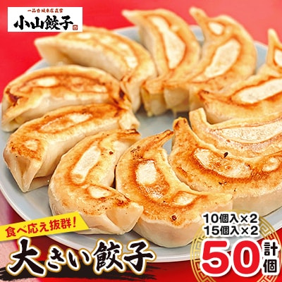 冷凍餃子専門店  小山餃子 大きい餃子 50個