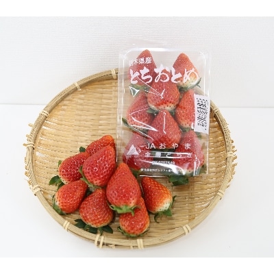 【いちご王国の逸品】小山市産「とちおとめ」 260g×4P