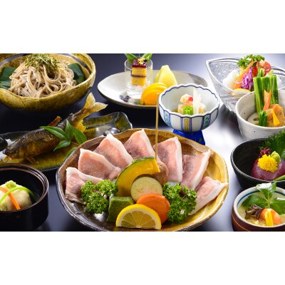 【名栗温泉 大松閣】展望大浴場での入浴付き 山の茶屋 ペア食事券