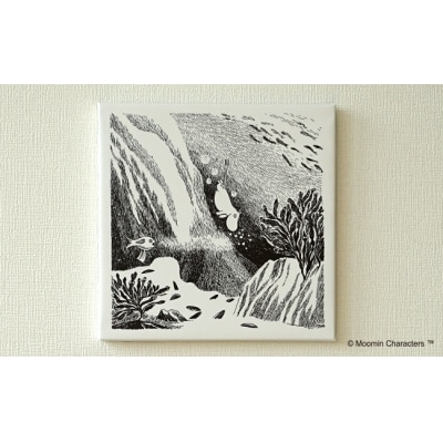 MOOMIN(ムーミン) ファブリックフレーム Sサイズ(ムーミン モノトーン)
