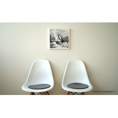 MOOMIN(ムーミン) ファブリックフレーム Sサイズ(ムーミン モノトーン)