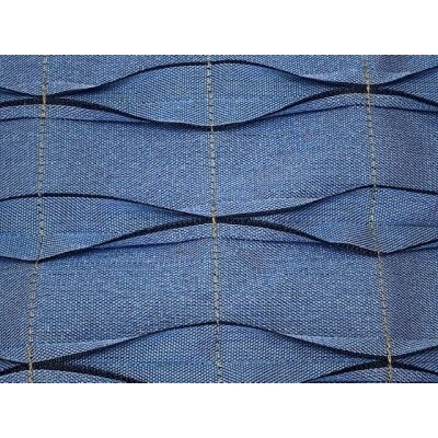 畳屋さんのヘリバッグ【手さげ(横はぎ)】青