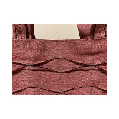 畳屋さんのヘリバッグ【手さげ(横はぎ)】ピンク