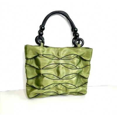 畳屋さんのヘリバッグ【こだわりのオリジナルバッグ】ティーグリーン