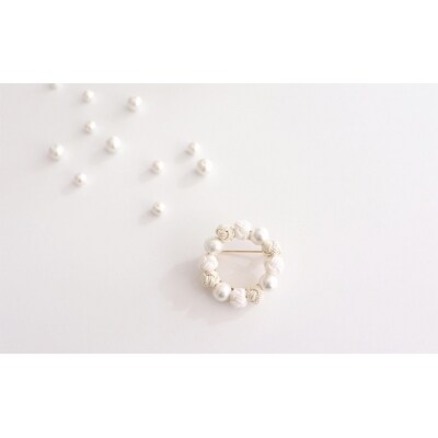 水引ブローチ【すずらん】