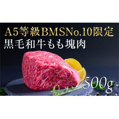 A5等級 BMSNo.10限定 黒毛和牛もも塊肉 ブロック 500g
