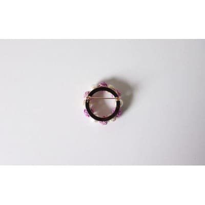 水引ブローチ【ミモザ】