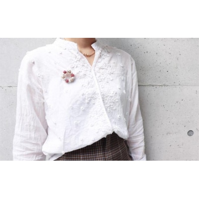 水引ブローチ【あじさい】