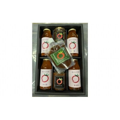 【完熟とまとの新井園】無添加!! トマトの加工品バラエティセット(無塩ジュース)