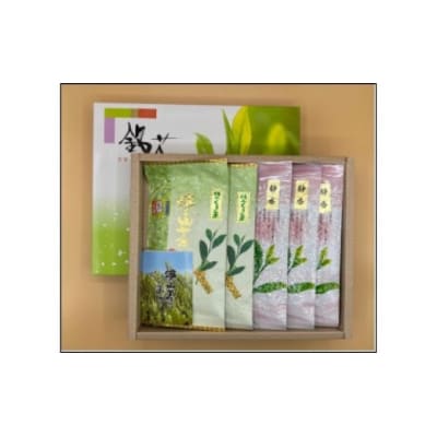 狭山茶煎茶と狭山茶特上茎茶の詰め合わせ