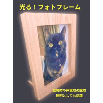 写光Shapica(シャピカ)Lサイズ西川材フレーム 1枚板タイプUSB接続 