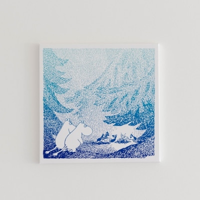 MOOMINVALLEY PARK ファブリックパネルSサイズ(夜の森)