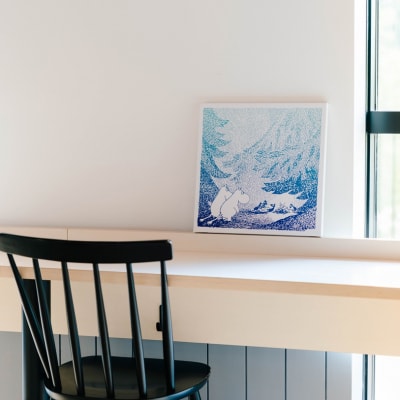 MOOMINVALLEY PARK ファブリックパネルSサイズ(夜の森)