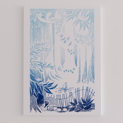 MOOMINVALLEY PARK ファブリックパネルMサイズ(旅立ち)