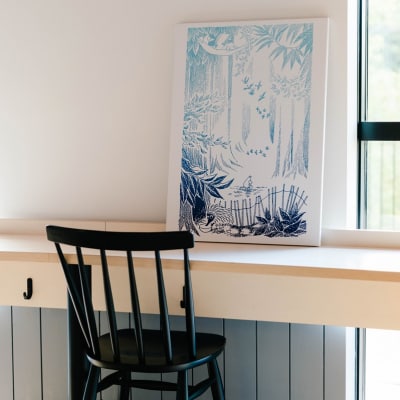 MOOMINVALLEY PARK ファブリックパネルMサイズ(旅立ち)