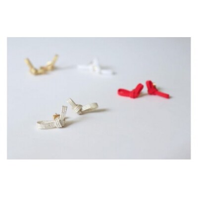 水引musubi耳飾り パール ピアス