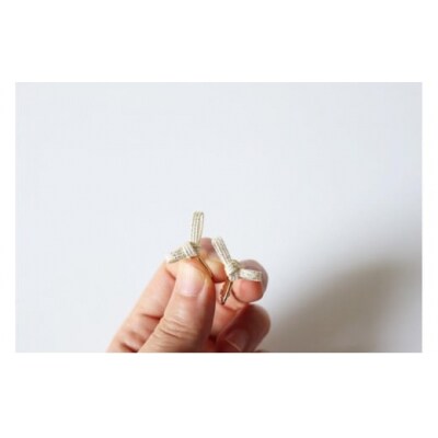 水引musubi耳飾り パール イヤリング 