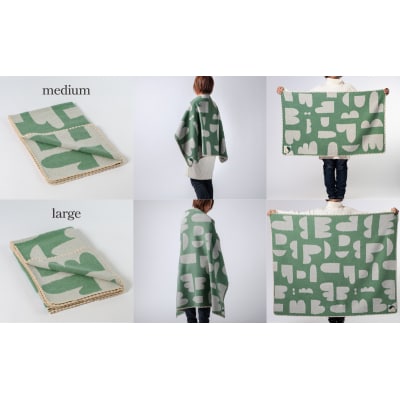 マルナカヴィルッティ　ヴオリ柄　ミディアム&ラージ2サイズ2枚セット(グリーン)[52211048]