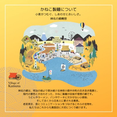 神奈川県中井町　老舗かねこ製麺　全粒粉うどんと白うどん食べ比べセット　計10束