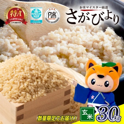 【令和7年産】佐賀県産 さがびより 玄米 30kg×1袋