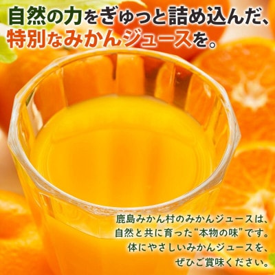 佐賀県鹿島市産　オーガニックみかんストレートジュース　200ml×10本セット