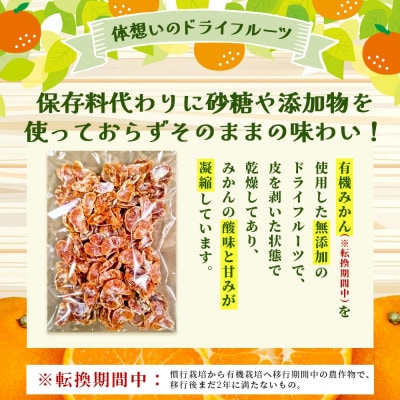 みかんを使ったドライフルーツ (ひと房) 100g