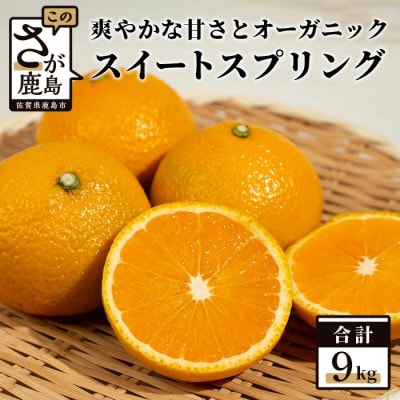 【先行予約】 オーガニック スイートスプリング 約9kg 有機栽培