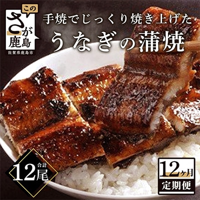 【毎月定期便】うなぎの蒲焼(1尾入り)180～200g 全12回