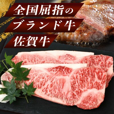 【増量企画】佐賀牛サーロインステーキ 2枚(合計420g)【黒毛和牛】