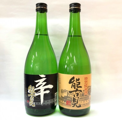 馬場酒造場 能古見 特別純米+特別純米 辛口 飲み比べセット