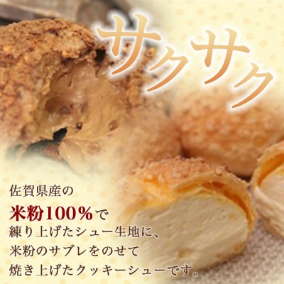 米粉のクッキーシューと米粉のチョコクッキーシュー10個詰め合わせ(各5個)