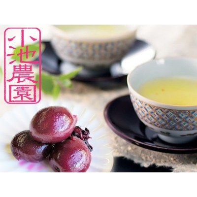 小梅の紅梅漬・小梅の天然しそ漬・紅梅漬3種類セット