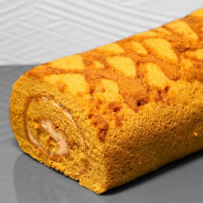 [幸福ロール]  モカマロンロールケーキ