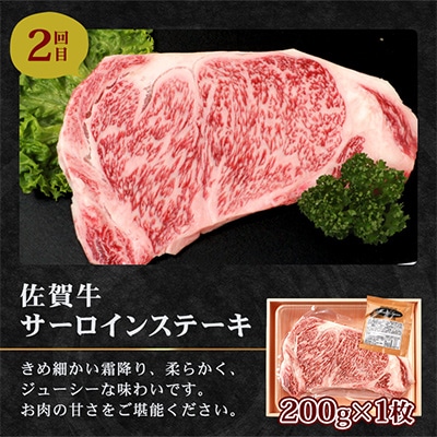 【毎月定期便】佐賀牛 食べ比べお試し定期便 F-57全3回