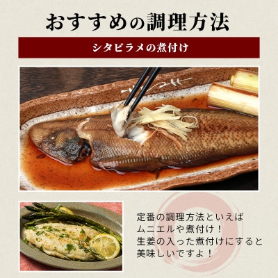 【下処理済で簡単調理】有明海産 シタビラメ約150g×2尾【合計約300g】