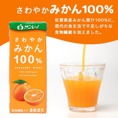 サンレイ『さわやかみかん』 200ml×18本