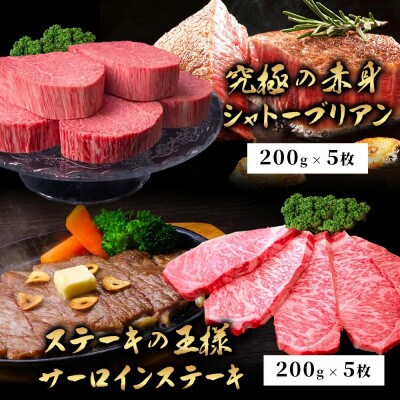 佐賀牛プレミアム3点セット(シャトーブリアン・サーロインステーキ・ローススライス)計3kg(鹿島市)