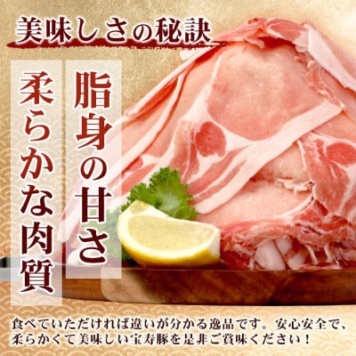 訳あり 芳寿豚 薄切りロース 2mm しゃぶしゃぶ用(生姜焼き)1kg×2P 合計2kg