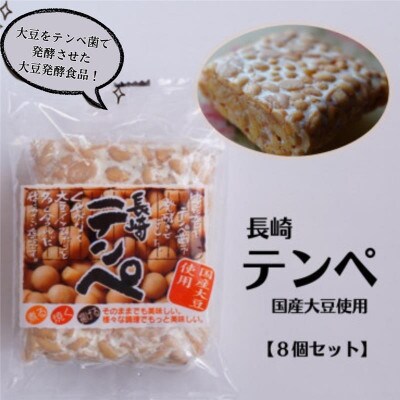 長崎テンペ　8個セット(国産大豆使用)【B8】