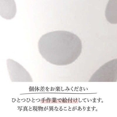 【グレー】水玉 そば猪口 5客セット 【長崎慈光園】