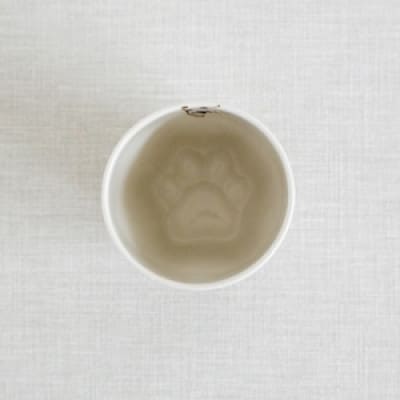 【波佐見焼】ぶらさがり猫 肉球カップ 3柄セット〈ミケ・クロ・トラ〉【菊祥陶器】