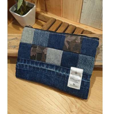upcycle デニムポーチ