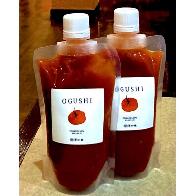【毎月定期便】小串トマトの濃厚150% ピューレ「OGUSHI」10本セット(川棚町)全3回