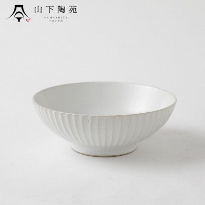 【波佐見焼】しのぎシリーズ 多用鉢 白 5個セット【山下陶苑】