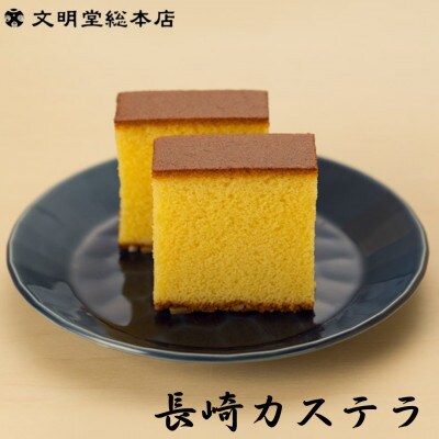 【毎月定期便】文明堂 長崎カステラ1.2号(0.6号10切入×2本入)(川棚町)全12回