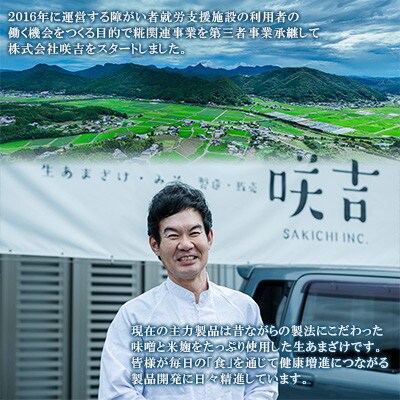 職人手作りの生きた酵素の〈冷凍〉食べる生あまざけ『さきち』220g×6個【株式会社 咲吉】