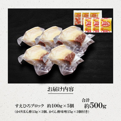 すえひろブロック約100g×5個セット(川棚町)