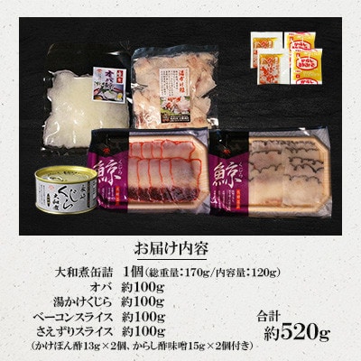 美味しい鯨5種詰め合わせBセット(川棚町)