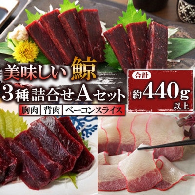 美味しい鯨3種詰め合わせAセット(川棚町)