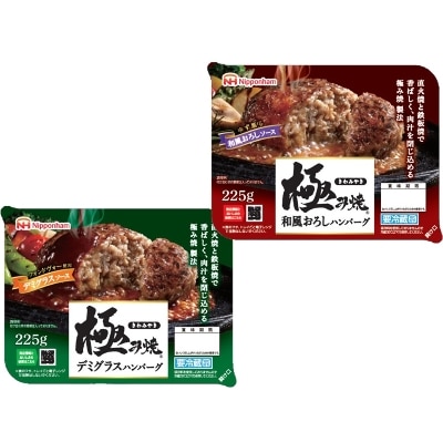 日本ハム　極み焼きハンバーグデミグラスソース&和風おろしソースセット